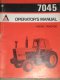 Allis Chalmers 7045 Tractor Operators Manual