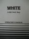 White 2-105 Field Boss Tractor Operators Manual
