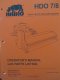 Rhino HDO7/8 Mower Operators & Parts Manual