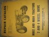 Minneapolis Moline M602 & M604 Tractor Parts Manual