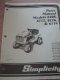 Simplicity 6108/6111/6116/6118 Lawn Mower Tractor Parts Manual