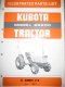 Kubota B8200 Tractor Parts Manual