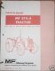 Massey Ferguson 274-4 Tractor Parts Manual-Ser# Prior