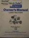 Cub Cadet 1420, 1720 Lawn Mower Owners Manual