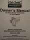 Cub Cadet 303 Snow Blower Owners Manual