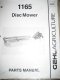 Gehl 1165 Disc Mower Parts Manual