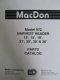 MacDon 972 Header Parts Manual