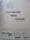 Oliver 1465 Tractor Parts Manual NEW