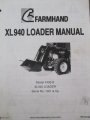 Farmhand XL940 Loader (#1001) Operators and Parts Manual
