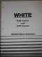 White 1265 & 1270 Tractor Operators Manual Book Catalog