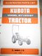 Kubota B7100HST Tractor Parts Manual