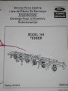 New Holland 169 Hay Tedder Parts Manual