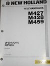 New Holland M427,M428,M429 Telehandler Operators Manual