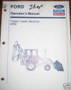 New Holland 455D Backhoe Loader Operators Manual