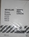 New Holland 47CO/60CO/72CO Rotary Broom Parts Manual