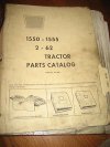 Oliver 1550 & 1555 Tractor Parts Manual Book Catalog