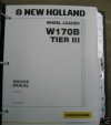 New Holland W170B Tier III Wheel Loader Service Manual