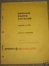New Holland L-778/L778 SkidSteer Loader Parts Manual