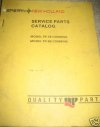 New Holland TR76/TR86 Combine Parts Manual Book Catalog.