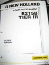New Holland E215B Tier III Crawler Excavator Service Repair Manu